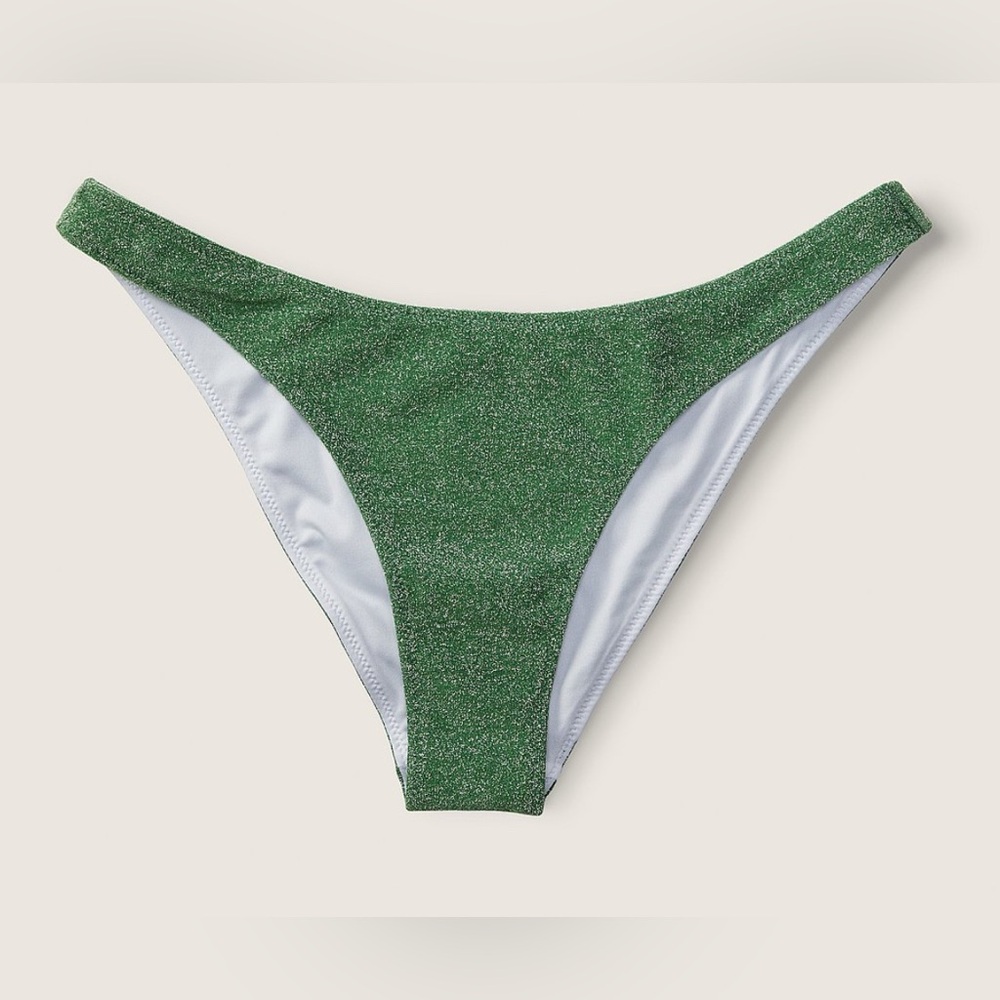 NWT Victoria’s Secret Pink Shimmer Brazilian Bikini Bottom